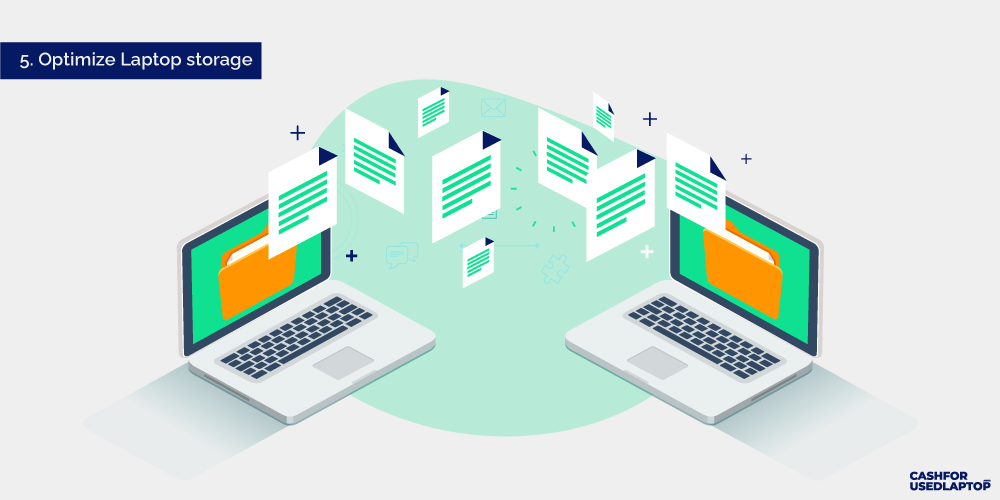 Regularly clean up and organize your laptop’s storage