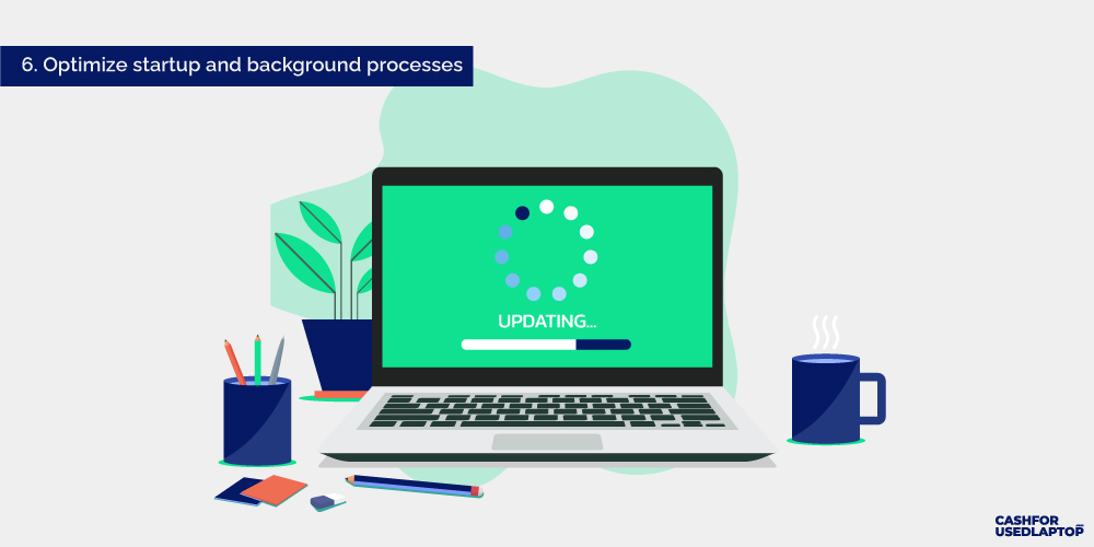 Manage startup and background processes